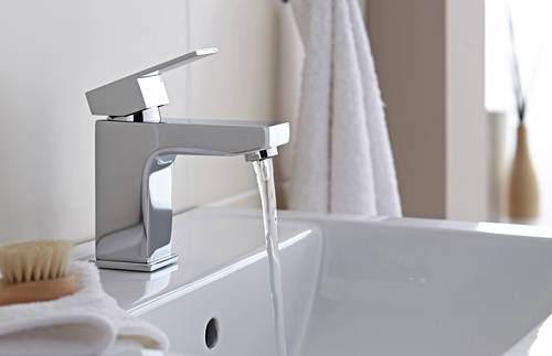 Additional image for Basin Mixer Tap With Click Clack Waste (Chrome).