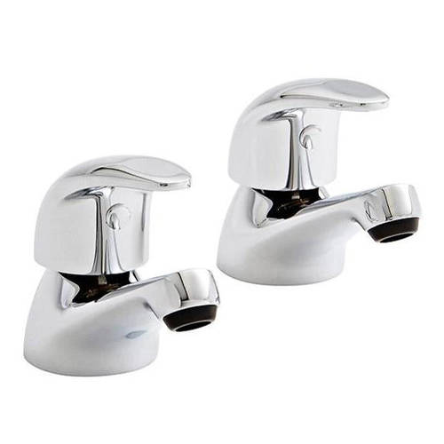 Additional image for Bath Taps (Pair, Chrome).