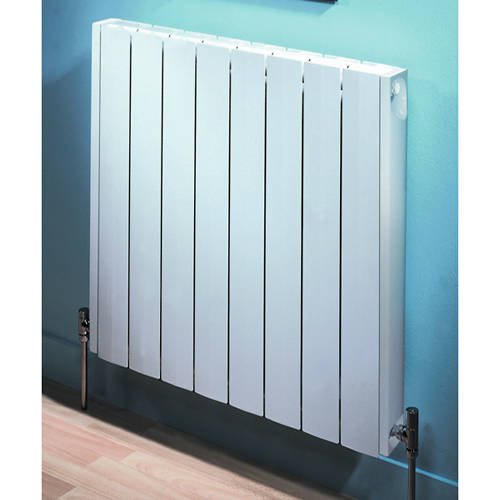 Additional image for Vermont Aluminium Radiator 640W x 681H mm (White).