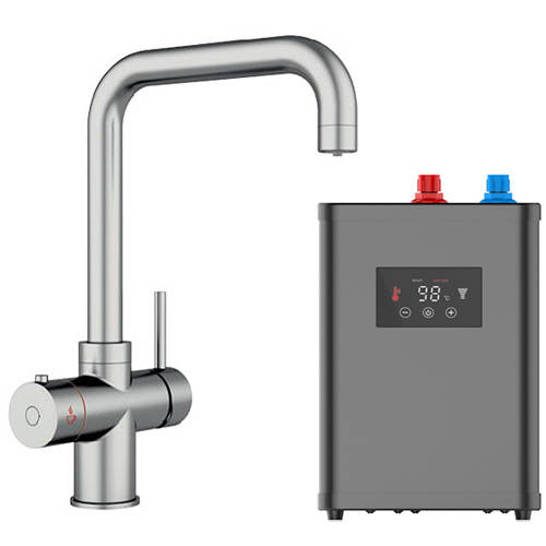 Additional image for Delta Digital 3 In 1 Boiling Water Kitchen Tap (Brushed Nickel, 2.4L).