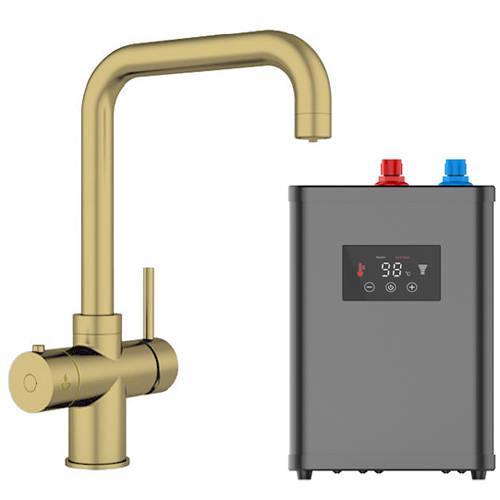 Additional image for Delta Digital 4 In 1 Boiling Water Kitchen Tap (Brushed Gold, 2.4L).