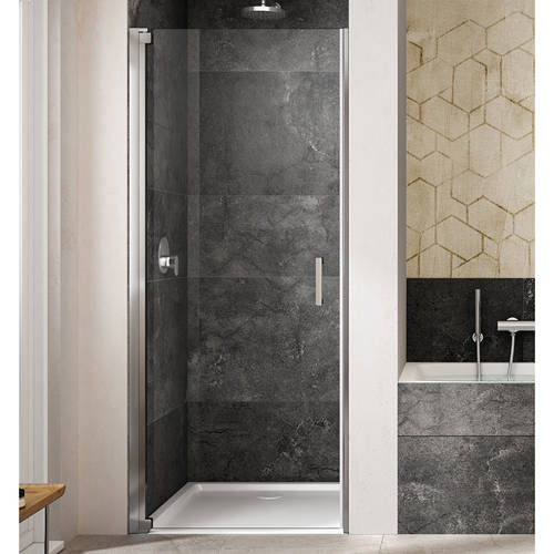 Additional image for Amare Semi-Frameless Pivot Shower Door (700x2000mm, LH).