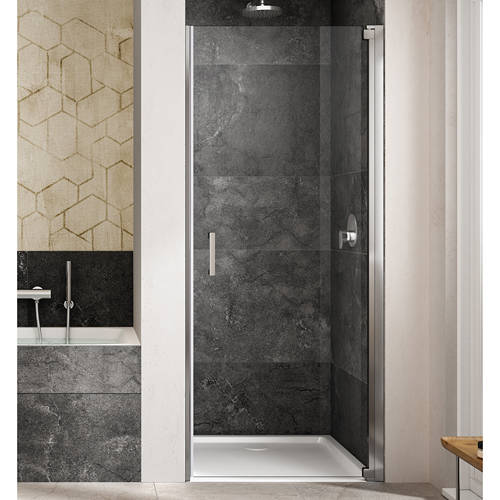 Additional image for Amare Semi-Frameless Pivot Shower Door (700x2000mm, RH).