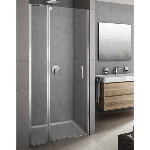 Additional image for Vivere Shower Door With In-Line Panel (900x2000mm, LH).