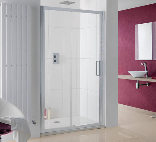 Additional image for Talsi Slider Shower Door With 8mm Glass (1200x2000).