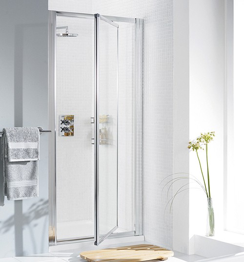Additional image for 1000mm Framed Pivot Shower Door (Silver).