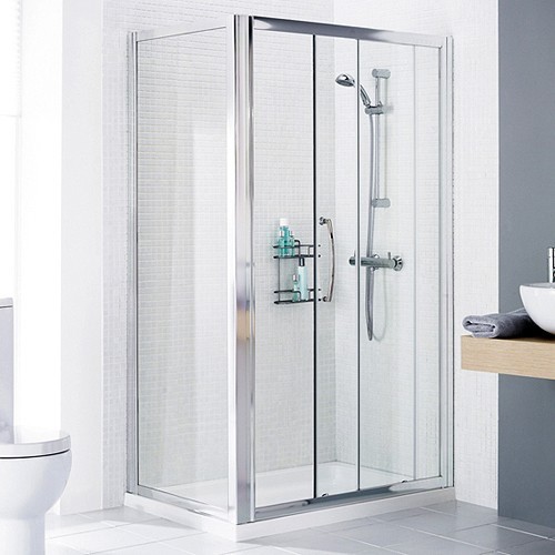 Additional image for 1000x750 Shower Enclosure, Slider Door & Tray (Left Handed).