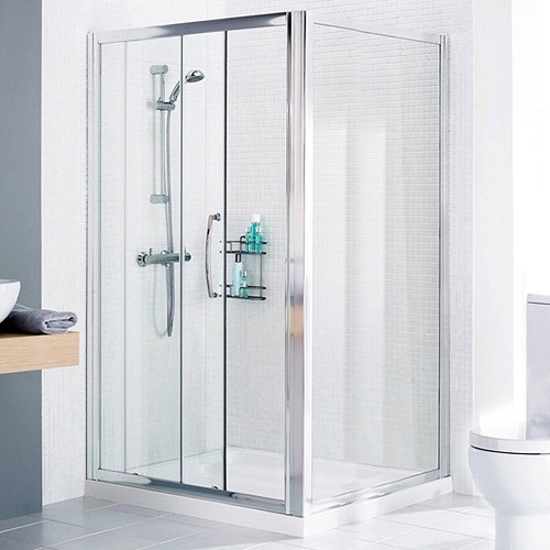Additional image for 1000x900 Shower Enclosure, Slider Door & Tray (Right Handed).