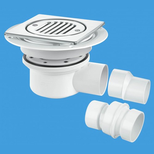 Additional image for 50mm Shower Trap Gully For Tiled Or Stone Flooring (2 Piece).