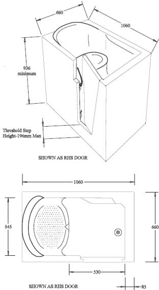 Additional image for Athena Mini Corner Walk In Bath With Left Hand Door (1060x545).