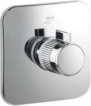 Additional image for Concealed Thermostatic Shower Valve With Round Shower Head.