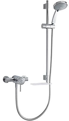 Additional image for Exposed Thermostatic Shower Valve With Slide Rail Kit (Chrome).