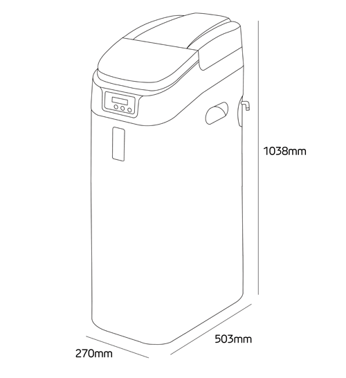 Additional image for Matrix Water Softener (2 - 16 people, 22mm).