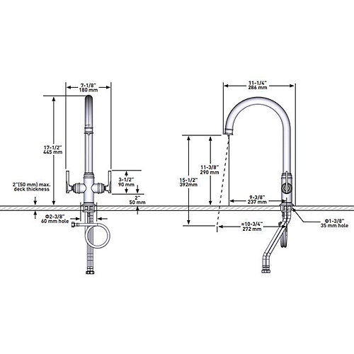 Additional image for 3 In 1 Filtered Kitchen Tap (English Bronze).