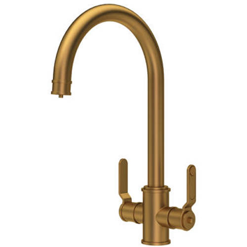 Additional image for Filtered Kitchen Tap (Aged Brass).