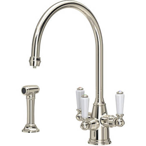 Additional image for 3 In 1 Filtered Kitchen Tap With Rinser (Nickel).