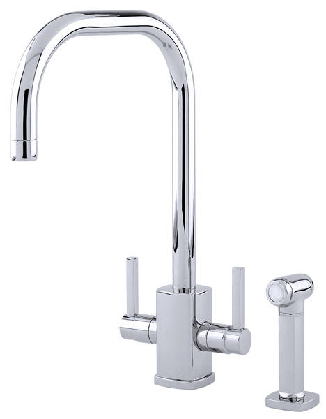 Additional image for Kitchen Tap With Rinser & U Spout (Chrome).