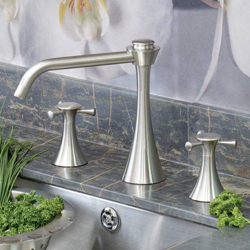 Additional image for 3 Hole Kitchen Tap (Pewter).