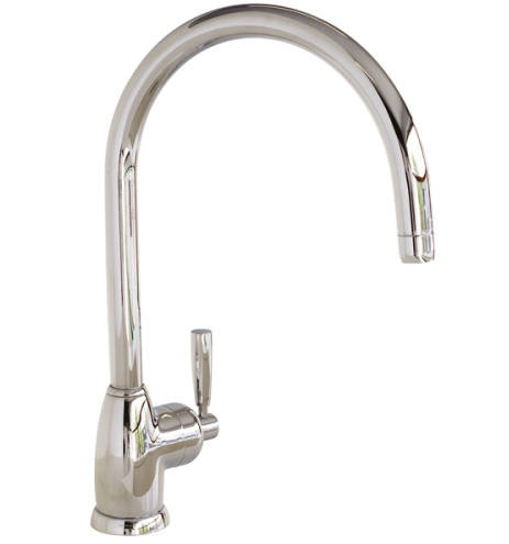 Additional image for Single Lever Kitchen Mixer Tap With C Spout (Nickel).