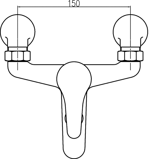 Additional image for Eon Basin & Bath Shower Mixer Tap Set (Chrome).