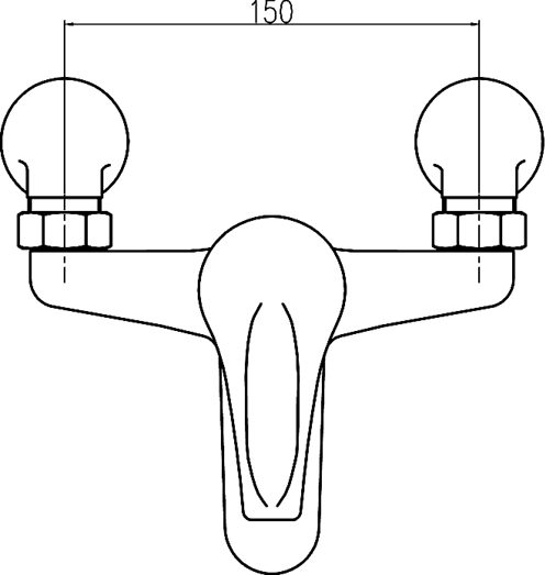 Additional image for Eon Basin & Bath Filler Tap Set (Chrome).