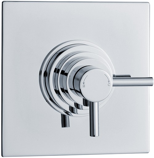Additional image for Dual Concealed Thermostatic Shower Valve (Chrome).