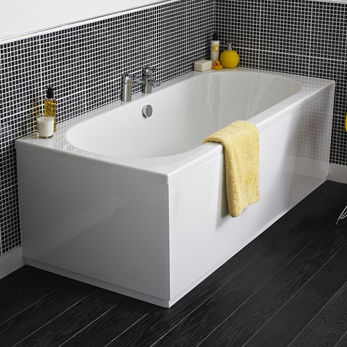 Additional image for Otley Double Ended Acrylic Bath. 1700x750mm.