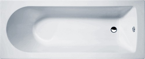 Additional image for Barmby Single Ended Acrylic Bath. 1600x700mm.