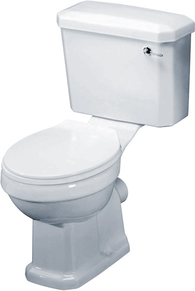 Additional image for Carlton Traditional Toilet With Cistern & Seat.