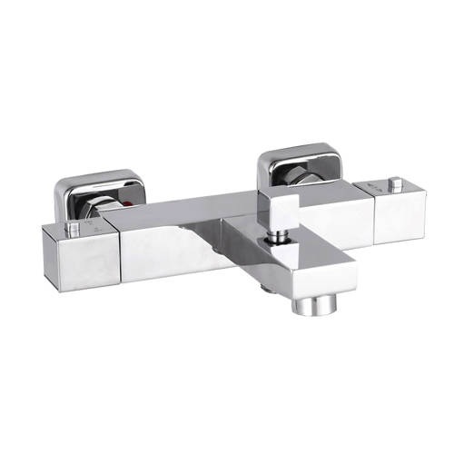 Additional image for Modern Wall Mounted Thermostatic Bath Shower Mixer Tap.