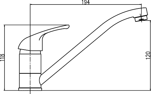 Additional image for Vera Kitchen Sink With Tap 1000x500mm (Reversible, 1.5 Bowls).
