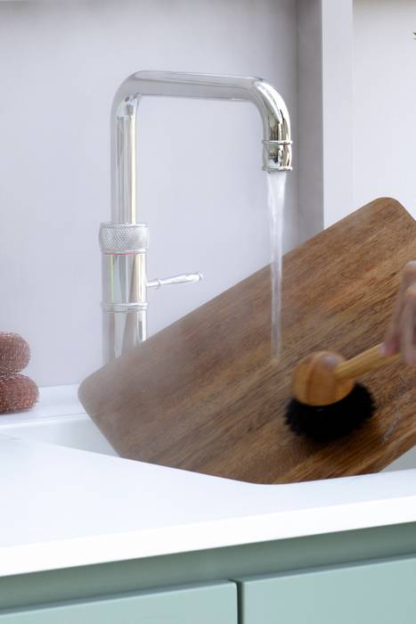 Additional image for Square Boiling Water Kitchen Tap. COMBI (Polished Chrome).