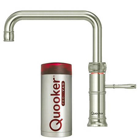 Additional image for Square Boiling Water Kitchen Tap. COMBI (Nickel).