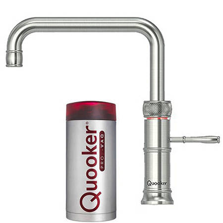 Additional image for Square Boiling Water Kitchen Tap. COMBI (Stainless Steel).