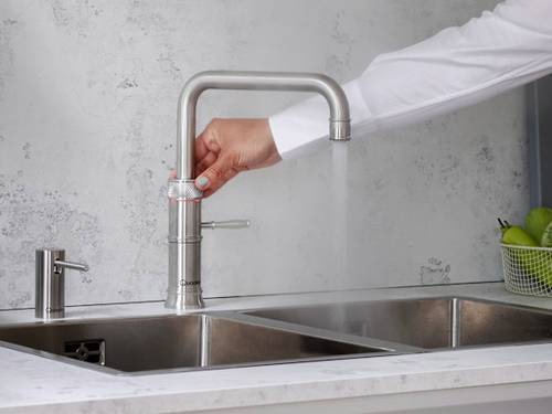Additional image for Square Boiling Water Kitchen Tap. PRO3 (Nickel).