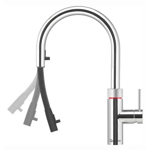 Additional image for 3 In 1 Boiling Water Kitchen Tap. COMBI (Polished Chrome).