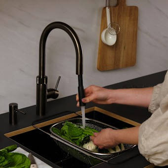 Additional image for 3 In 1 Boiling Water Kitchen Tap. PRO3 (Gunmetal).