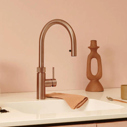 Additional image for 3 In 1 Boiling Water Kitchen Tap. PRO3 (Rose Copper).