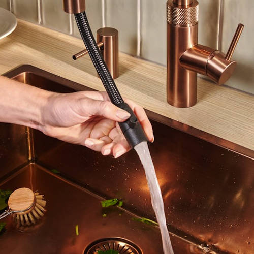 Additional image for 3 In 1 Boiling Water Kitchen Tap. PRO3 (Rose Copper).