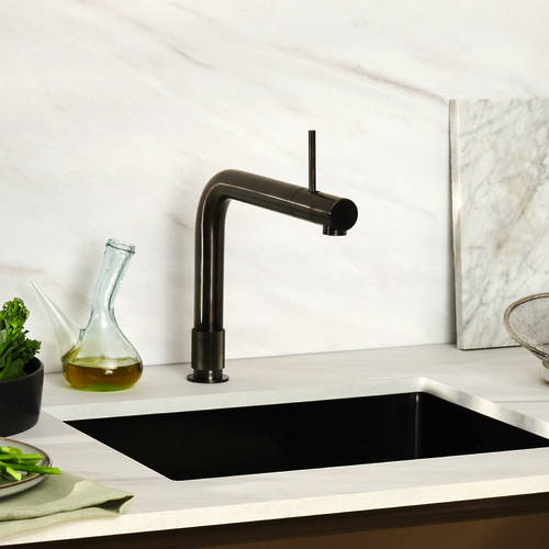 Additional image for Front Boiling Water Kitchen Tap. COMBI (3-in-1, Black).