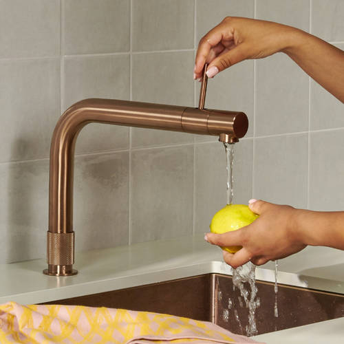 Additional image for Front Boiling Water Kitchen Tap. PRO3 (3-in-1, Rose Copper).