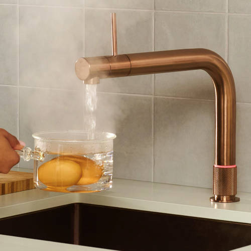 Additional image for Front Boiling Water Kitchen Tap. PRO3 (3-in-1, Rose Copper).