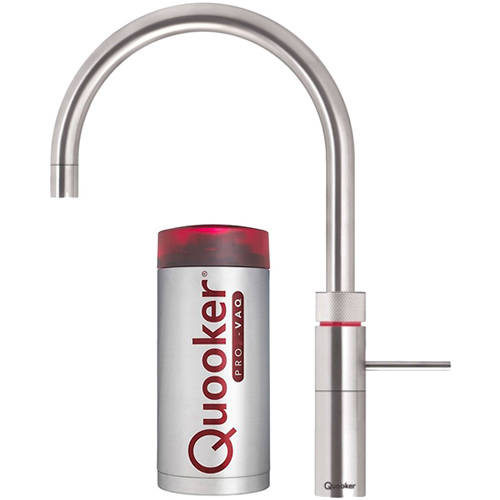Additional image for Round Boiling Water Kitchen Tap. COMBI (Stainless Steel).