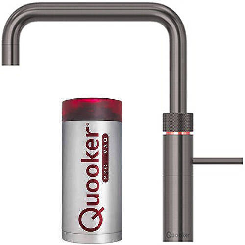 Additional image for Square Boiling Water Kitchen Tap. COMBI (Gunmetal).