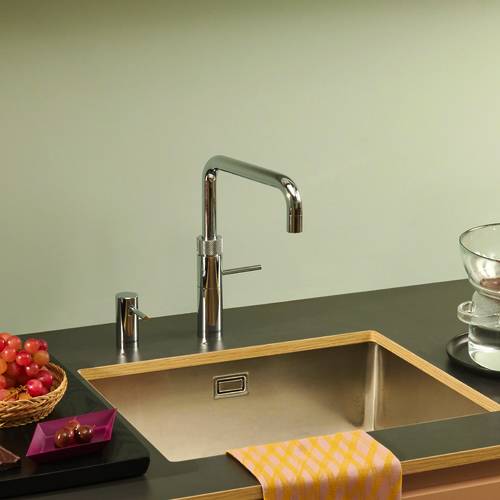 Additional image for Square Boiling Water Kitchen Tap. PRO3 (Polished Chrome).