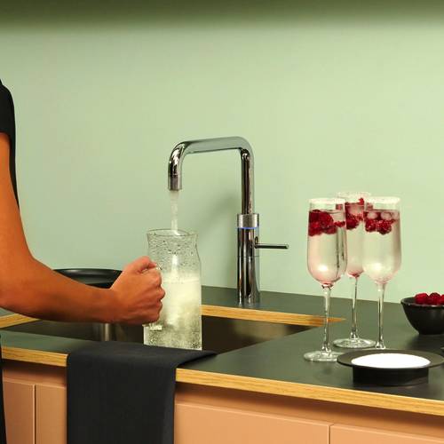 Additional image for Square Boiling Water Kitchen Tap. PRO3 (Polished Chrome).