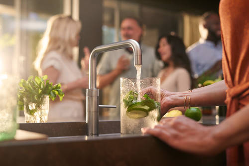 Additional image for Square Boiling Water Kitchen Tap. PRO3 (Polished Chrome).