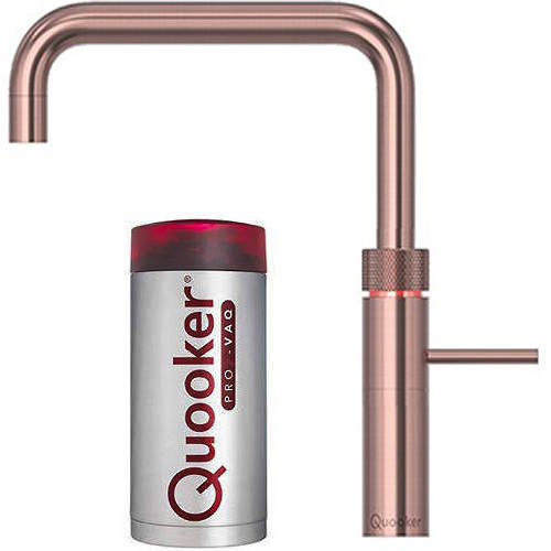 Additional image for Square Boiling Water Kitchen Tap. PRO3 (Rose Copper).