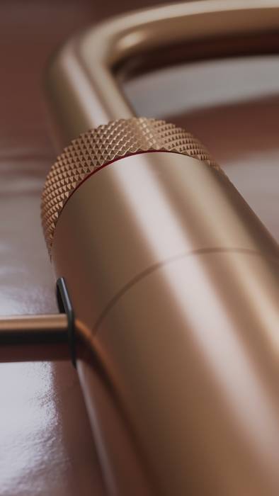 Additional image for Square Boiling Water Kitchen Tap. PRO3 (Rose Copper).