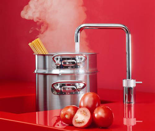 Additional image for Square Boiling Water Kitchen Tap. PRO3 (Polished Chrome).